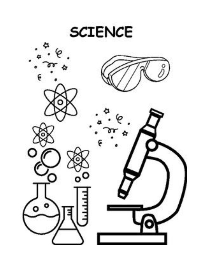 Printable Science Coloring Pages