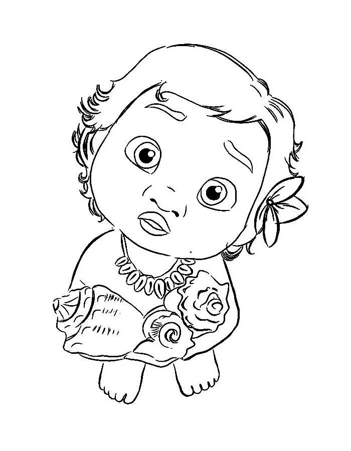 Moana Coloring Pages (Free Printable PDF)