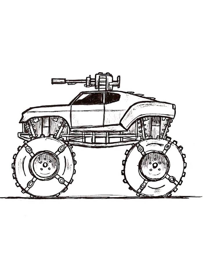 Monster Mutt Coloring Page (Free Printable PDF)