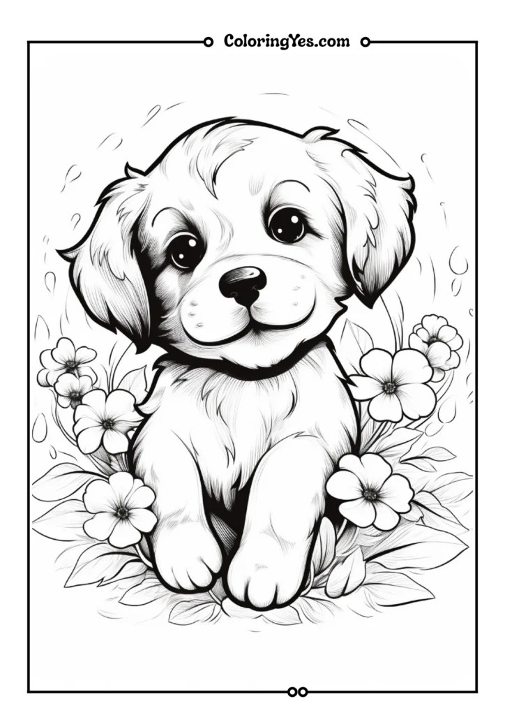 70+ Free Printable Puppy Coloring Pages Printables PDFS