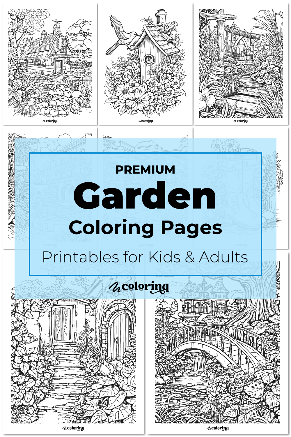 🌺 Garden Coloring Pages 58+ Premium Printables For Kids & Adults