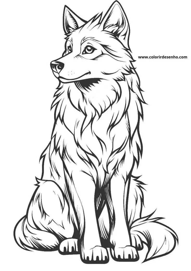 Wolf Coloring Pages - 190 Free PDF Printables