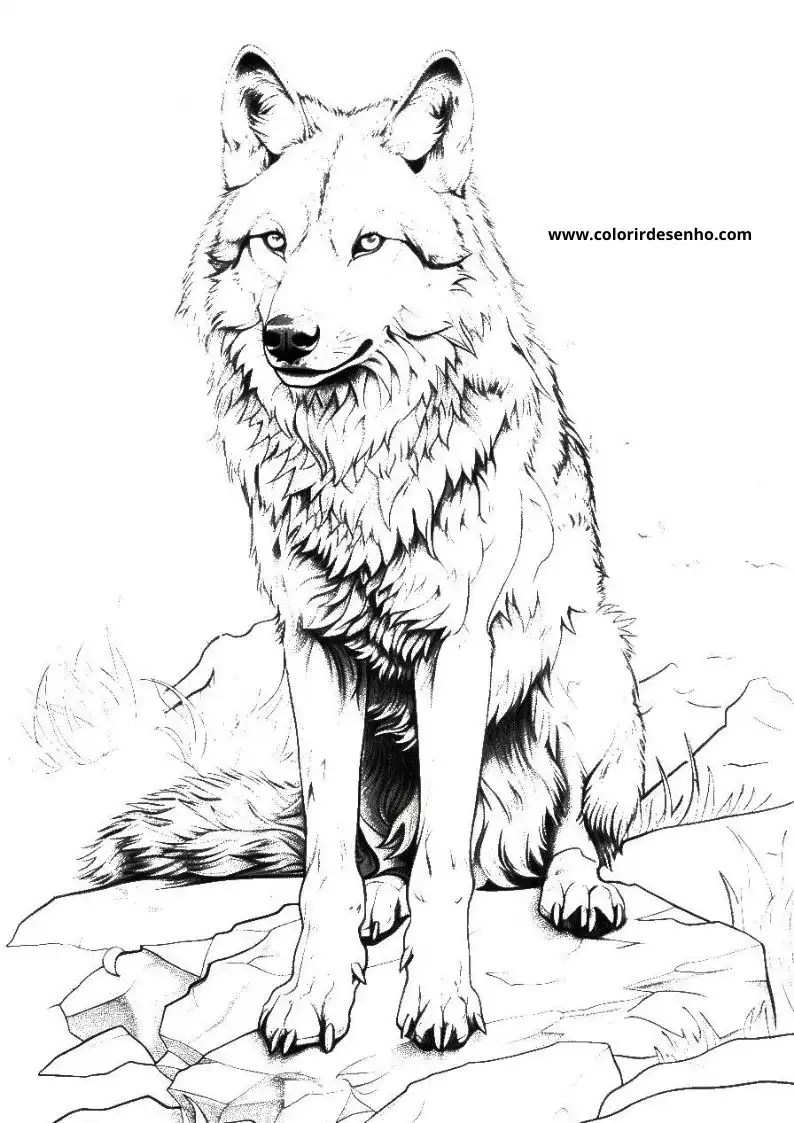 Wolf Coloring Pages - 190 Free PDF Printables