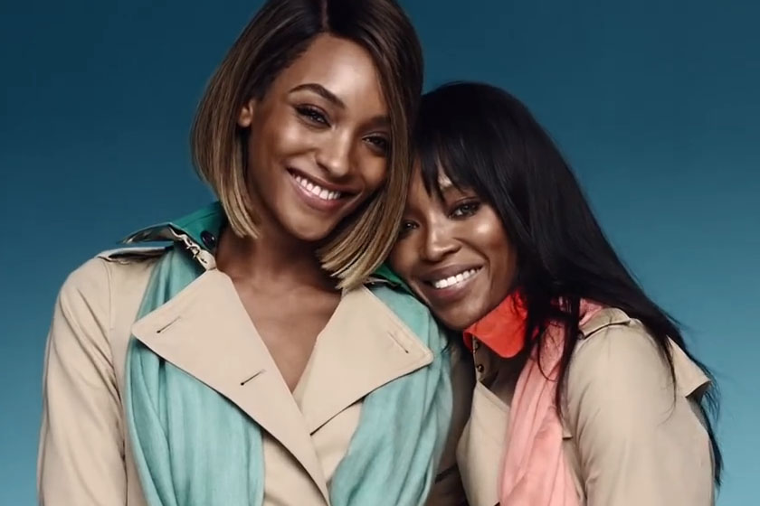 Naomi Campbell and Jourdan Dunn Star in Burberry Spring/Summer 15