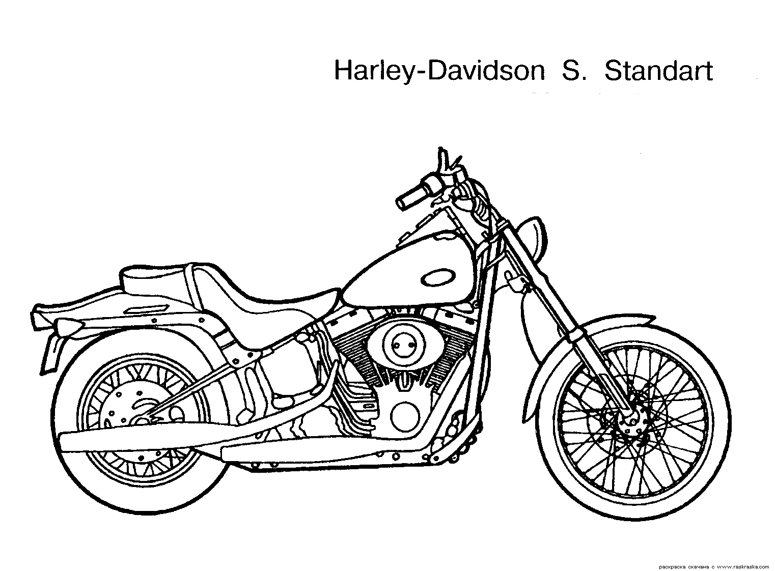 Coloring page Motorcycle repair is difficult