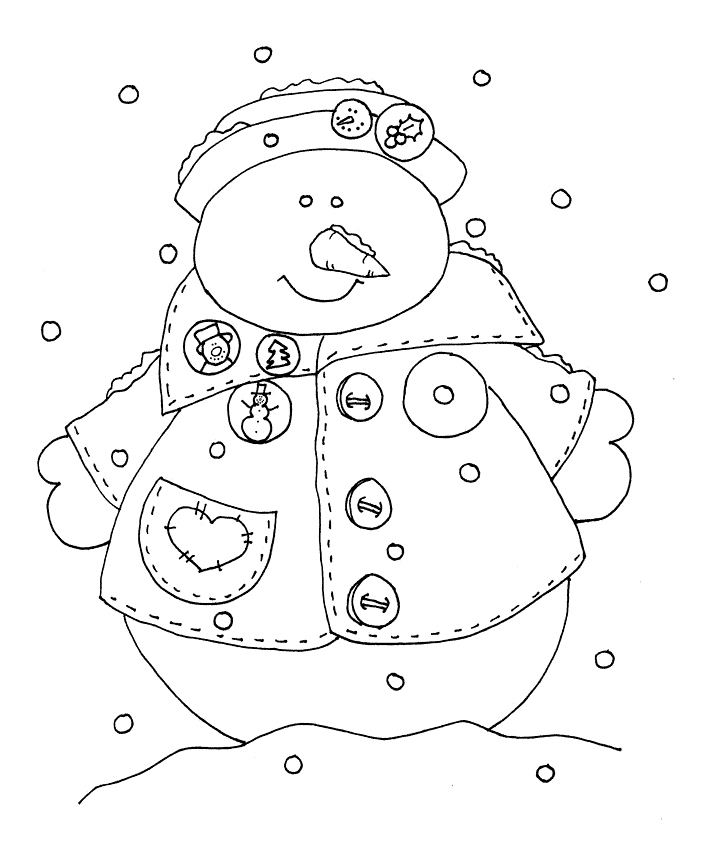 Snowman Coloring Pages Coloring Pages For Kids And Adults