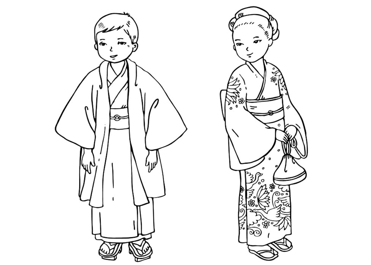 Printable Japan Adult Coloring Book PaintSpring