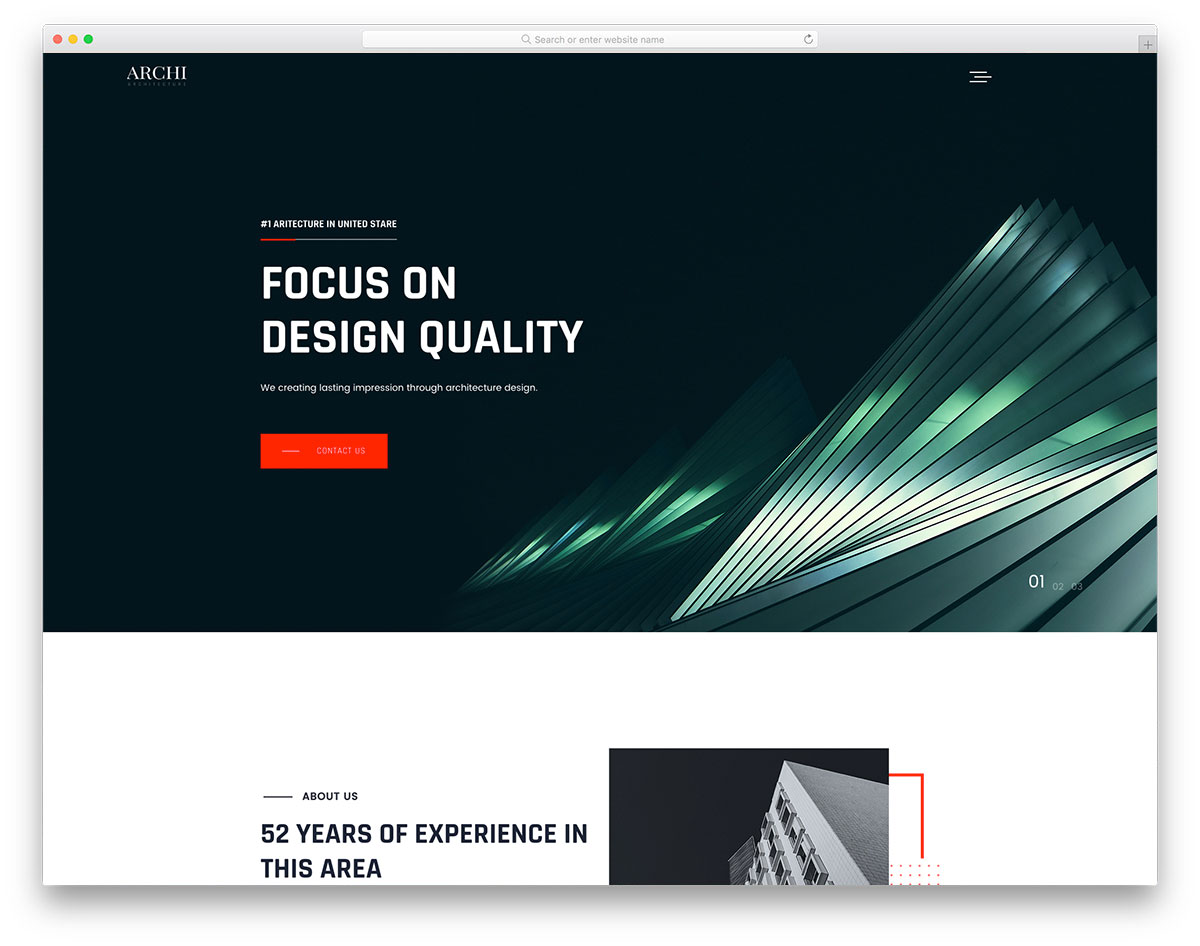 Archi Free Interior Design Bootstrap site Template 2024 Colorlib