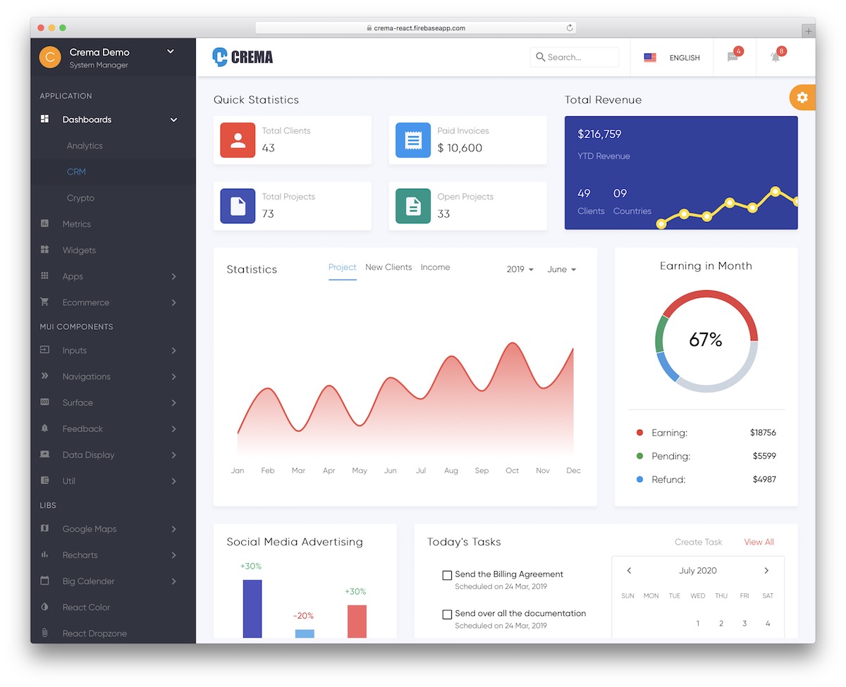15 Best Material UI Templates [Free & Premium] 2022 Colorlib