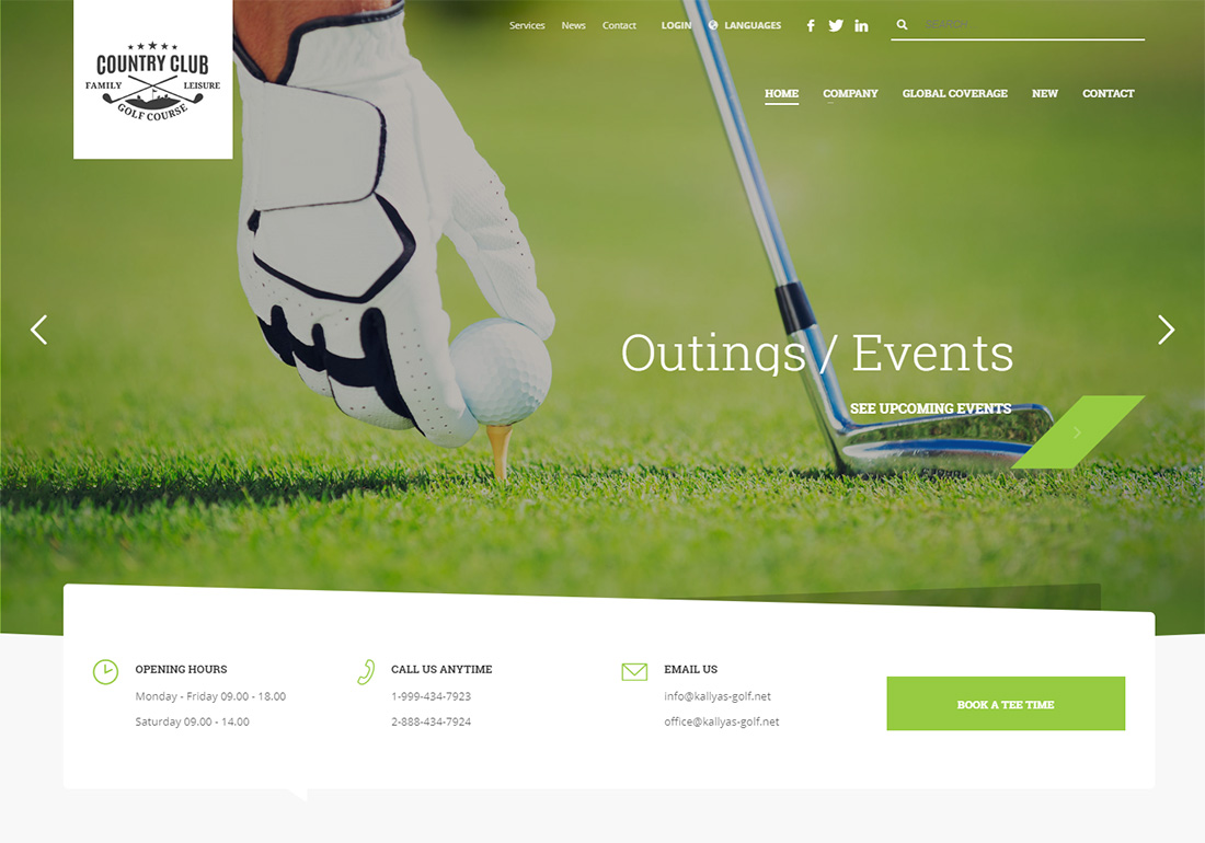 9 Best WordPress Golf Themes For Clubs 2024 Colorlib