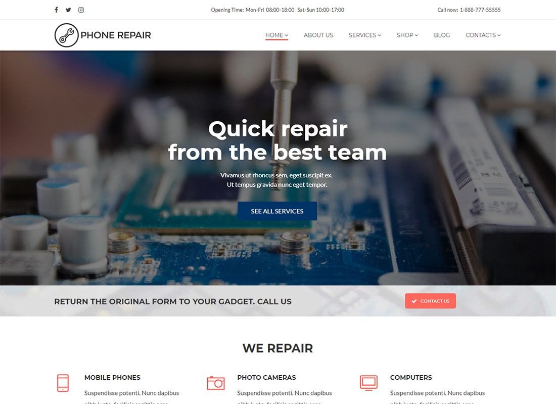 18 Best Computer Repair WordPress Themes 2020 Colorlib