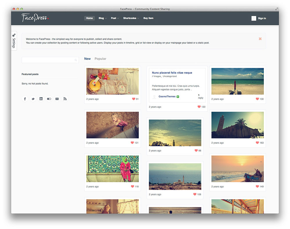 Best Content Sharing WordPress Themes With Frontend Submission 2015