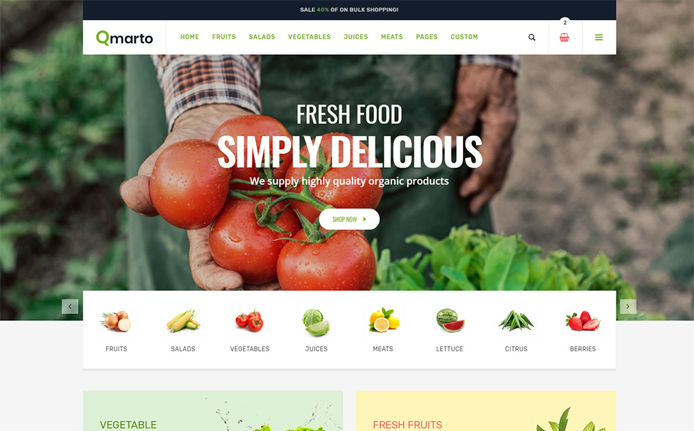 30+ Best Food Bootstrap site Templates Colorlib