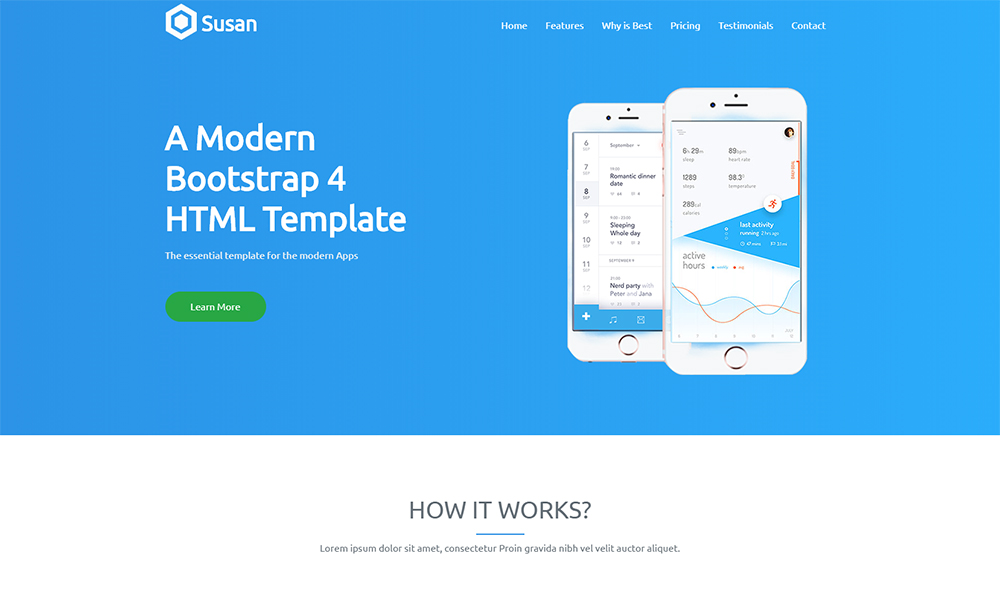 10 Best Templates With Blue site Design Colorlib