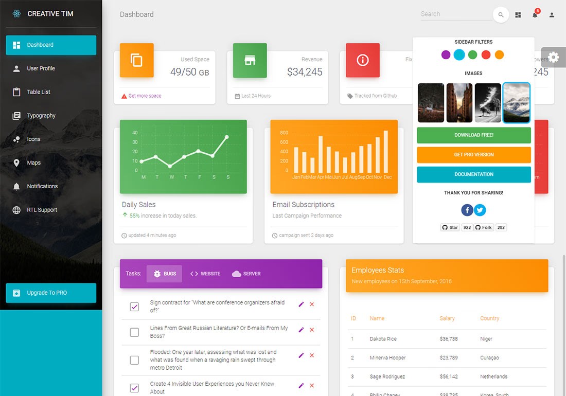 23 Best Free React Templates & Themes 2021 Colorlib