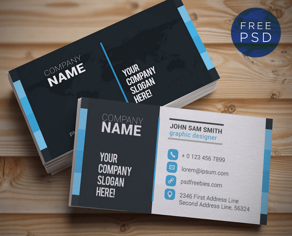Top 28 Free Business Card PSD Mockup Templates in 2020 Colorlib