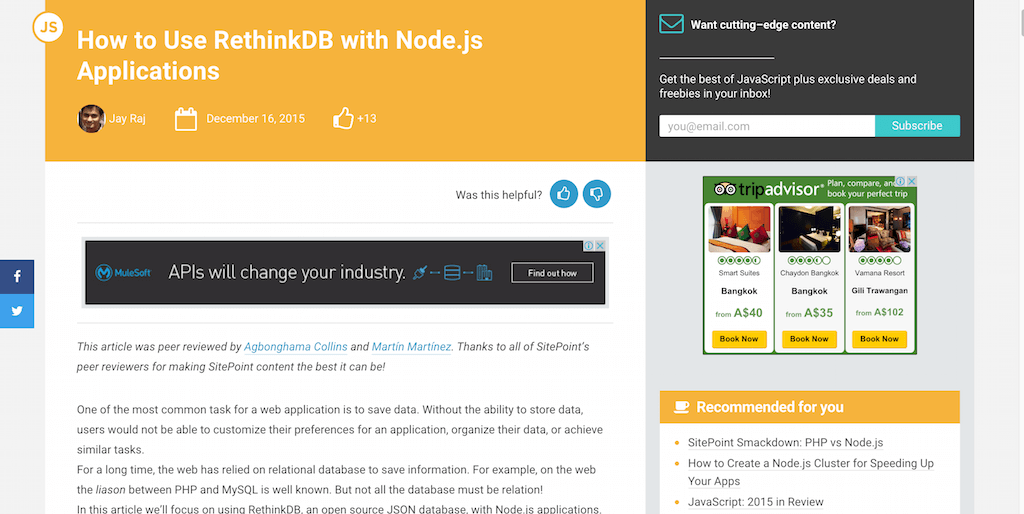 Node.js Web Application examples/tutorials Stack Overflow