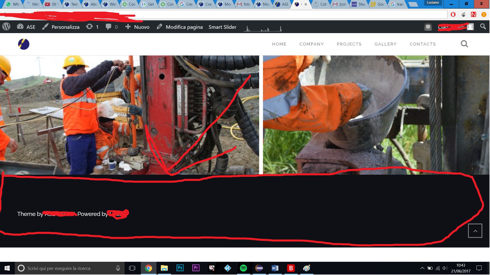 Footer Area Colorlib