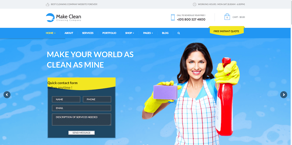 22 Best Cleaning Company WordPress Themes 2021 Colorlib