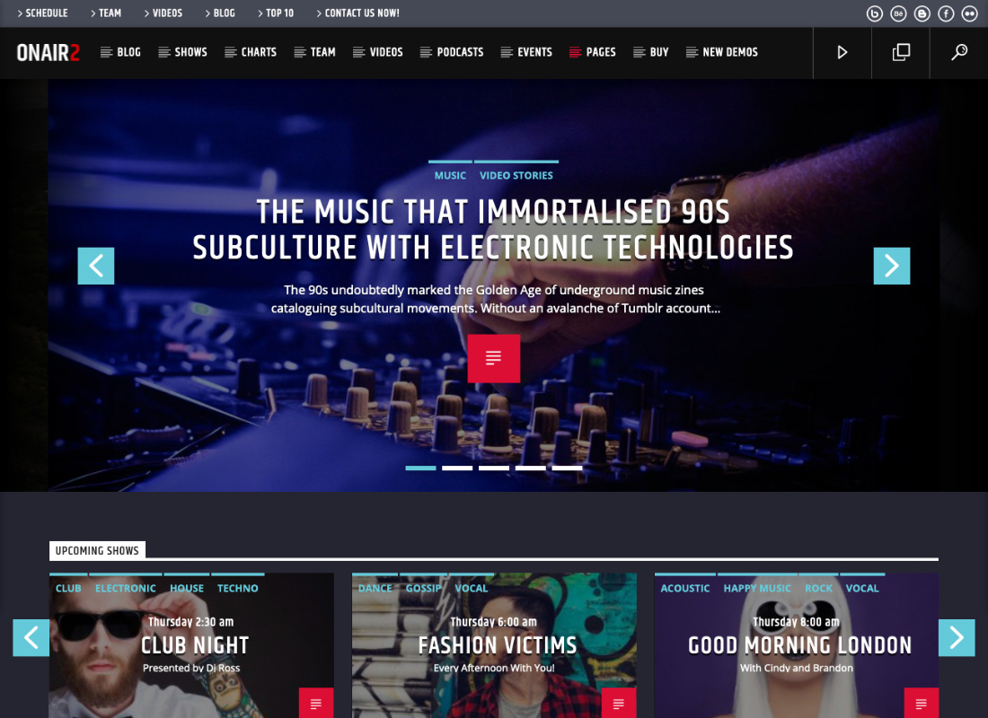 Top 10 Audio and Radio WordPress Themes to Make Your Radio Station