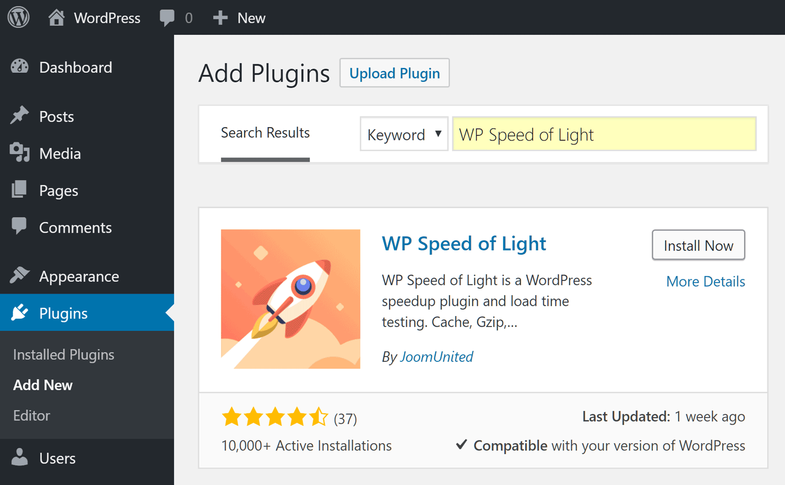 WP Speed of Light Review A Plugin to Speed Up WordPress Colorlib
