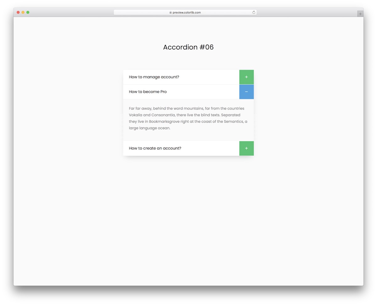 20 Best Bootstrap Accordion Examples 2024 Colorlib