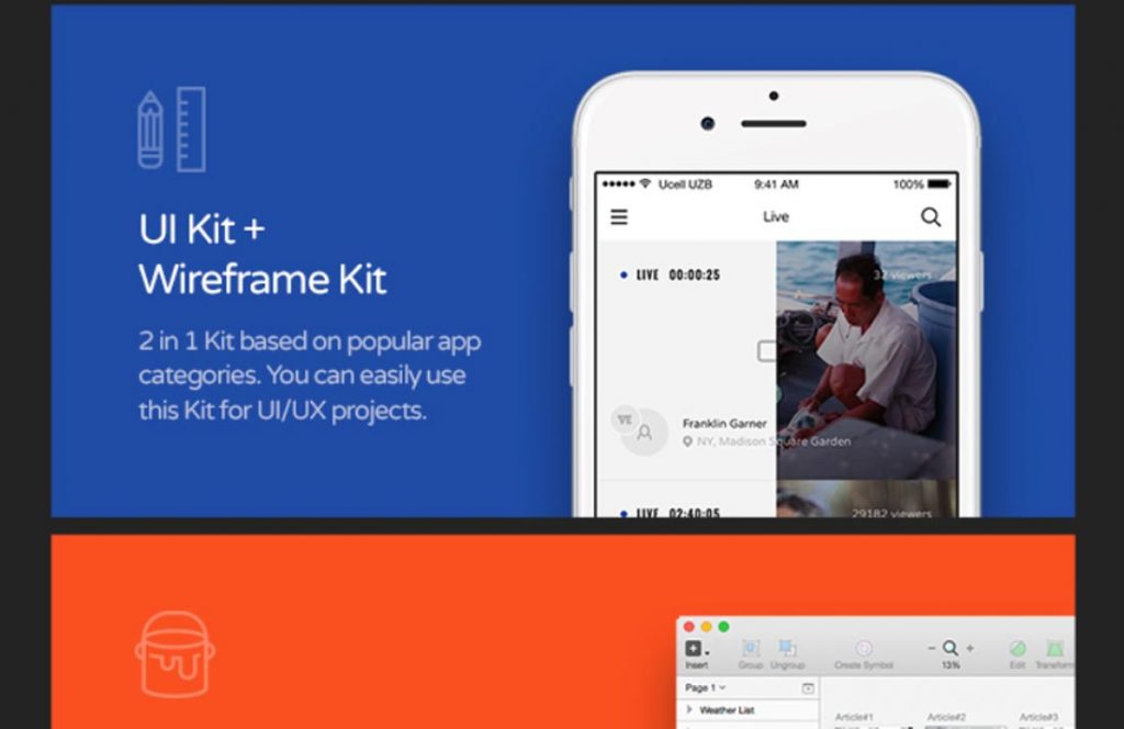 18 Sketch UI Kits for a Productive Creative Flow & Process