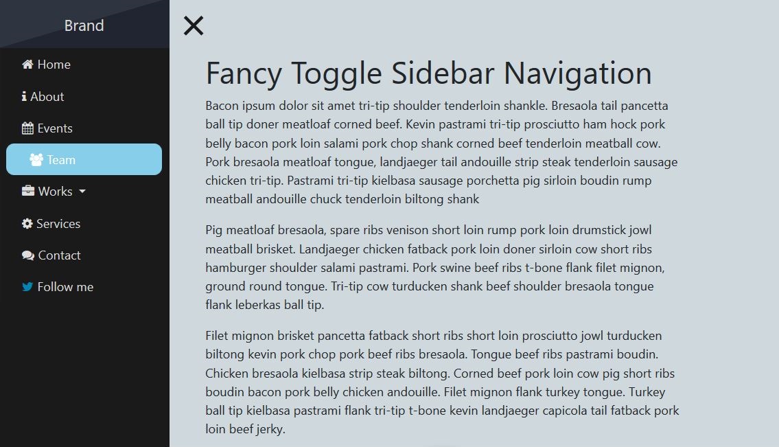 30 Most Amazing Free Bootstrap Sidebar Templates 2020 Colorlib