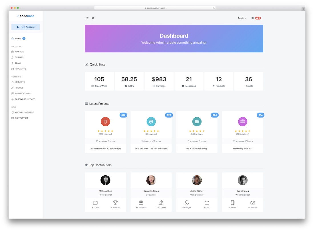 30+ Best Material Design Admin Templates 2021 Colorlib