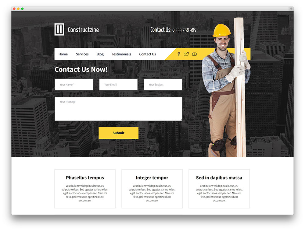 30 Best Construction Company WordPress Themes 2017 colorlib