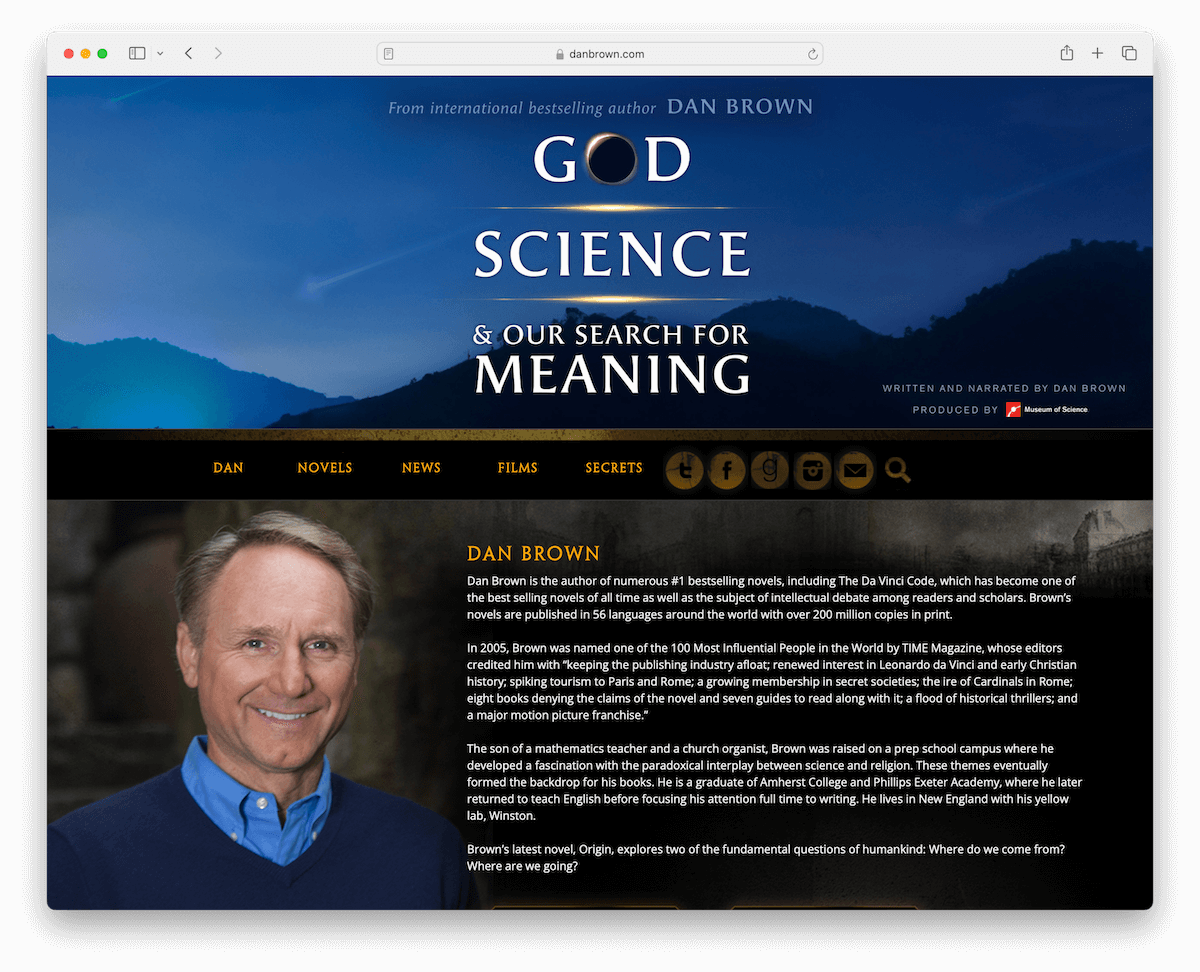 20 Best Author sites In 2024 Colorlib