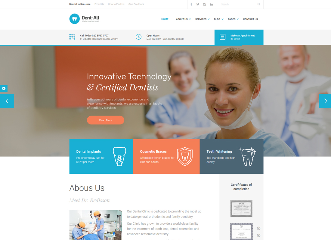 15 Top Dentist WordPress Themes for Dental Clinics Colorlib