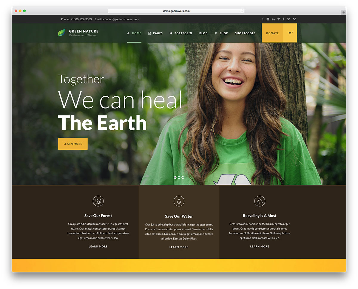 16 Best Nature WordPress Themes 2024 Colorlib