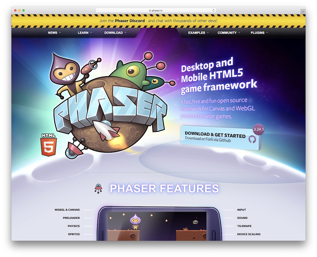 11 JavaScript Engines for Building Games on the  2020 Colorlib