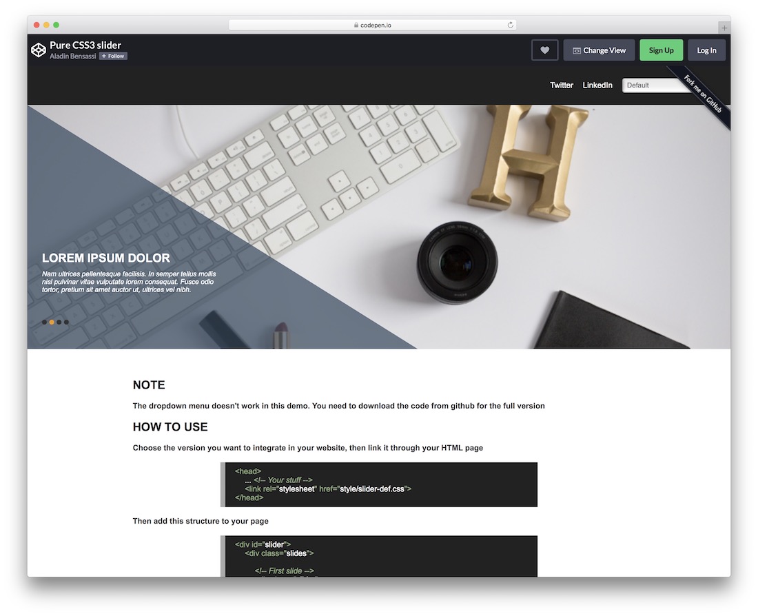 [Get 30+] Image Slideshow In Html Css Code Codepen