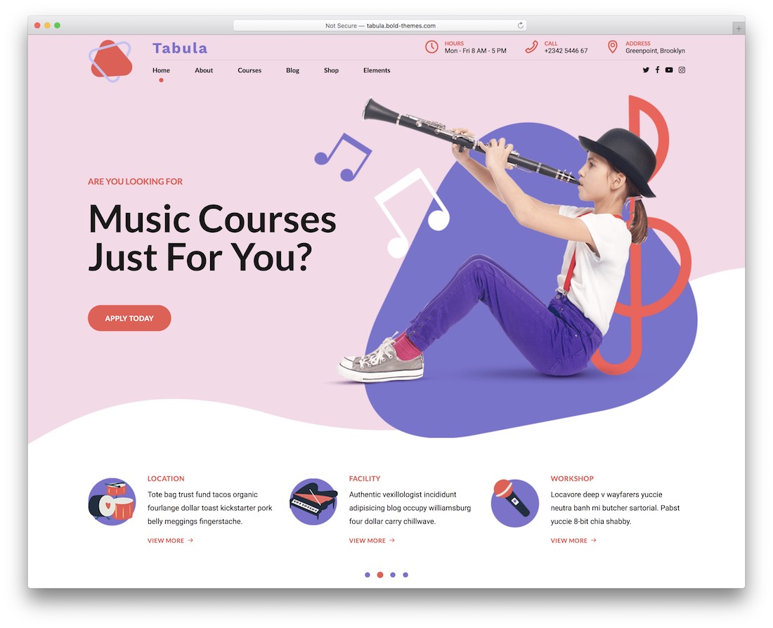 24 Best MobileFriendly Free Music Website Templates 2020 Colorlib