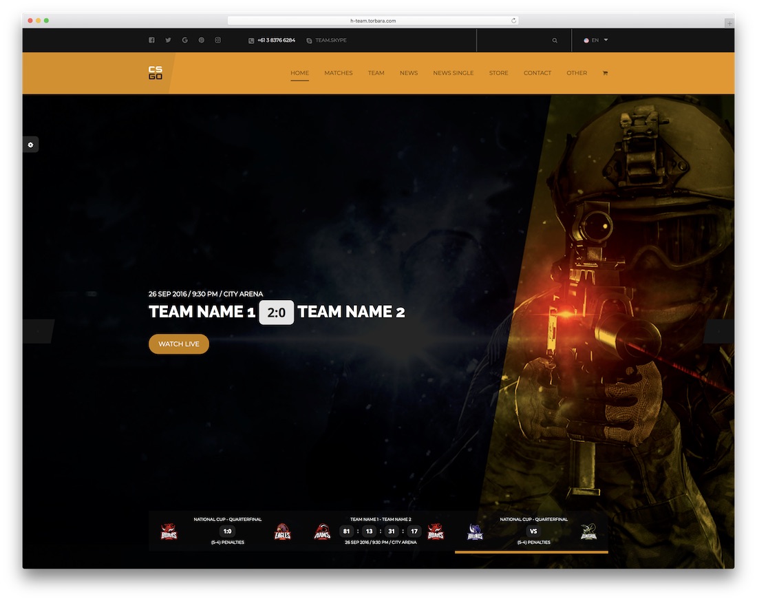 24 Best Gaming Website Templates (HTML & WordPress) 2020
