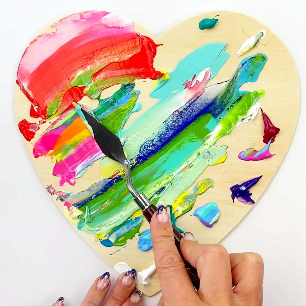 DIY Abstract Art Project • Color Made Happy