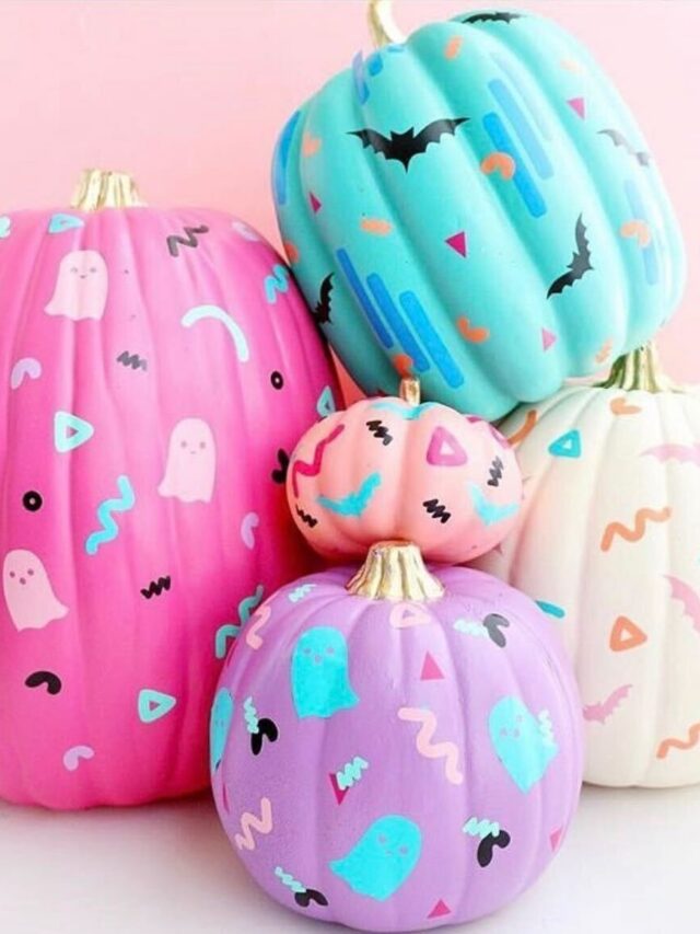 30+ Pumpkin Painting Ideas • Color Made Happy