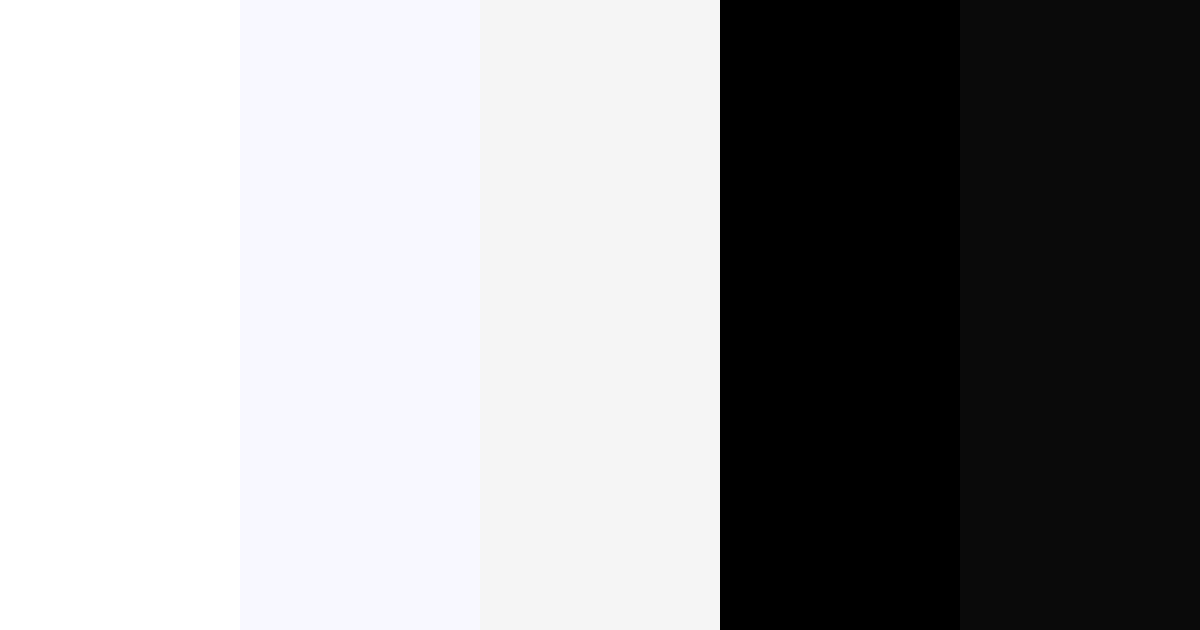White Black Color Palettes ColorMagic