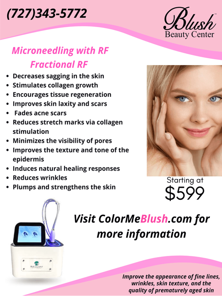 Specials Permanent Makeup St. Petersburg FL Blush Beauty Center