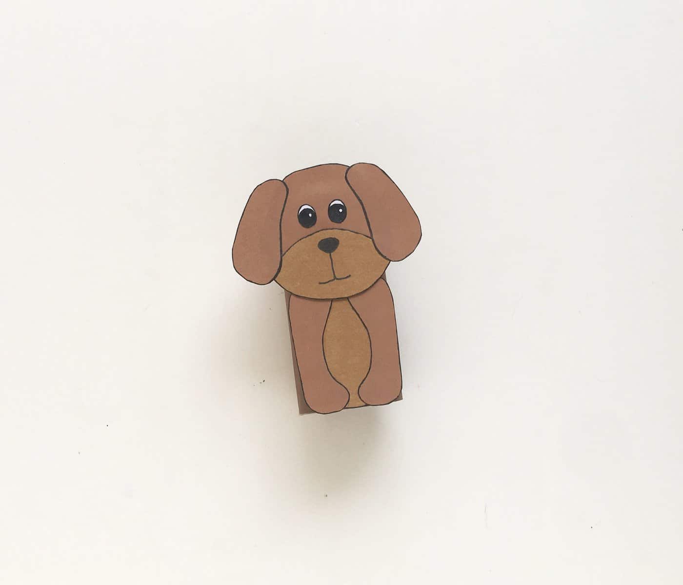 Adorable Dog Toilet Paper Roll Craft * Color Me Crafty