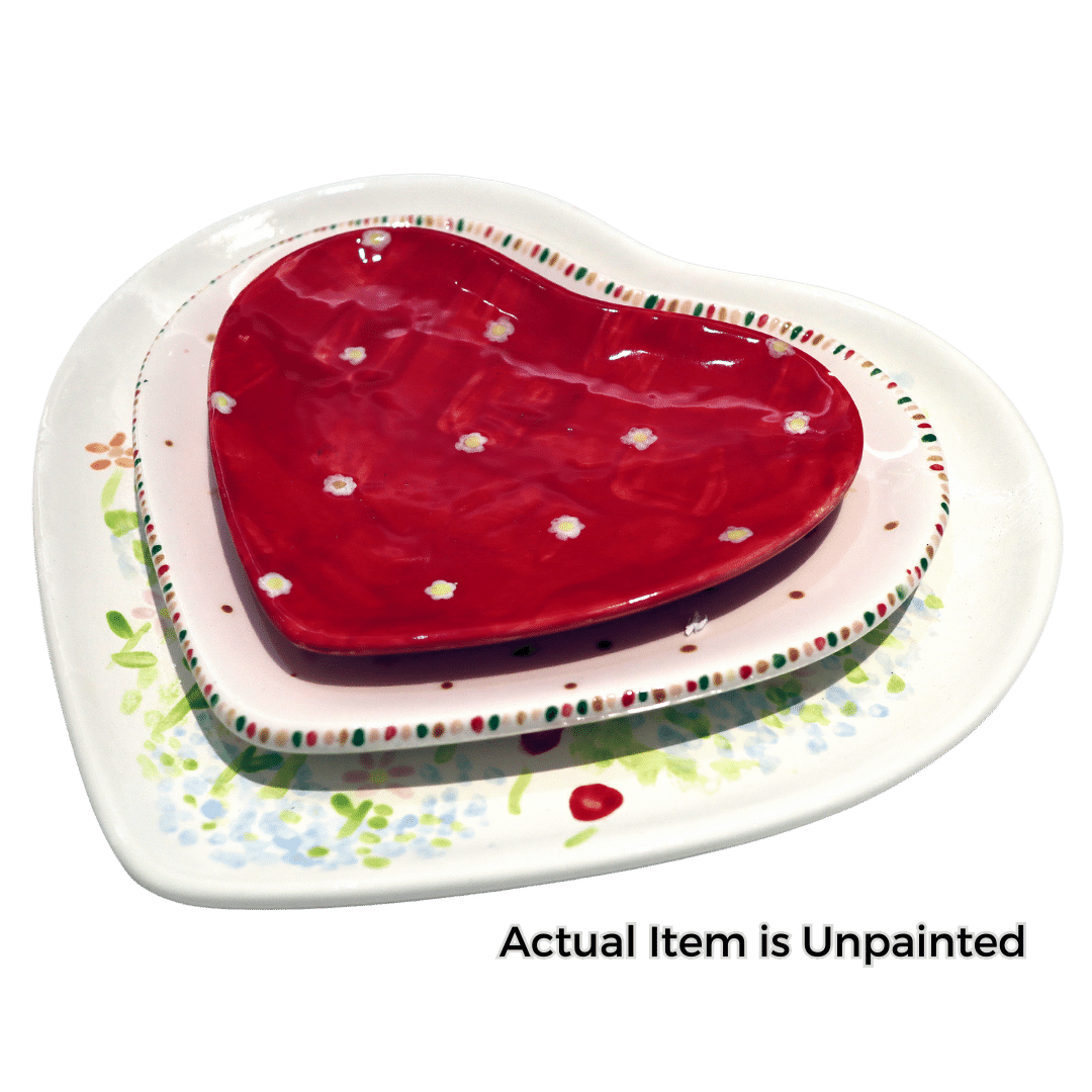 Heart Plates Color Me Mine