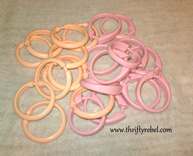 Shower Curtain Ring Pumpkins Color Me Thrifty