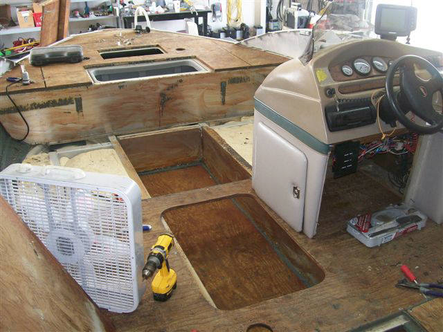 Floor - Transom Repair - Color Pro Fiberglass