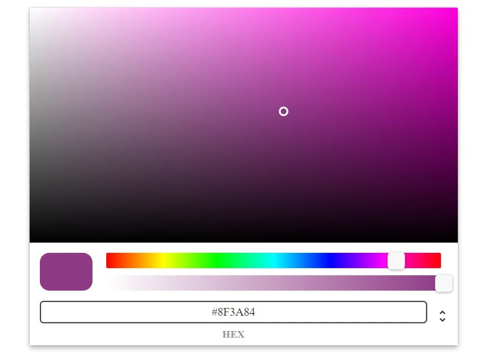 Color Picker Html Colors Color Picker