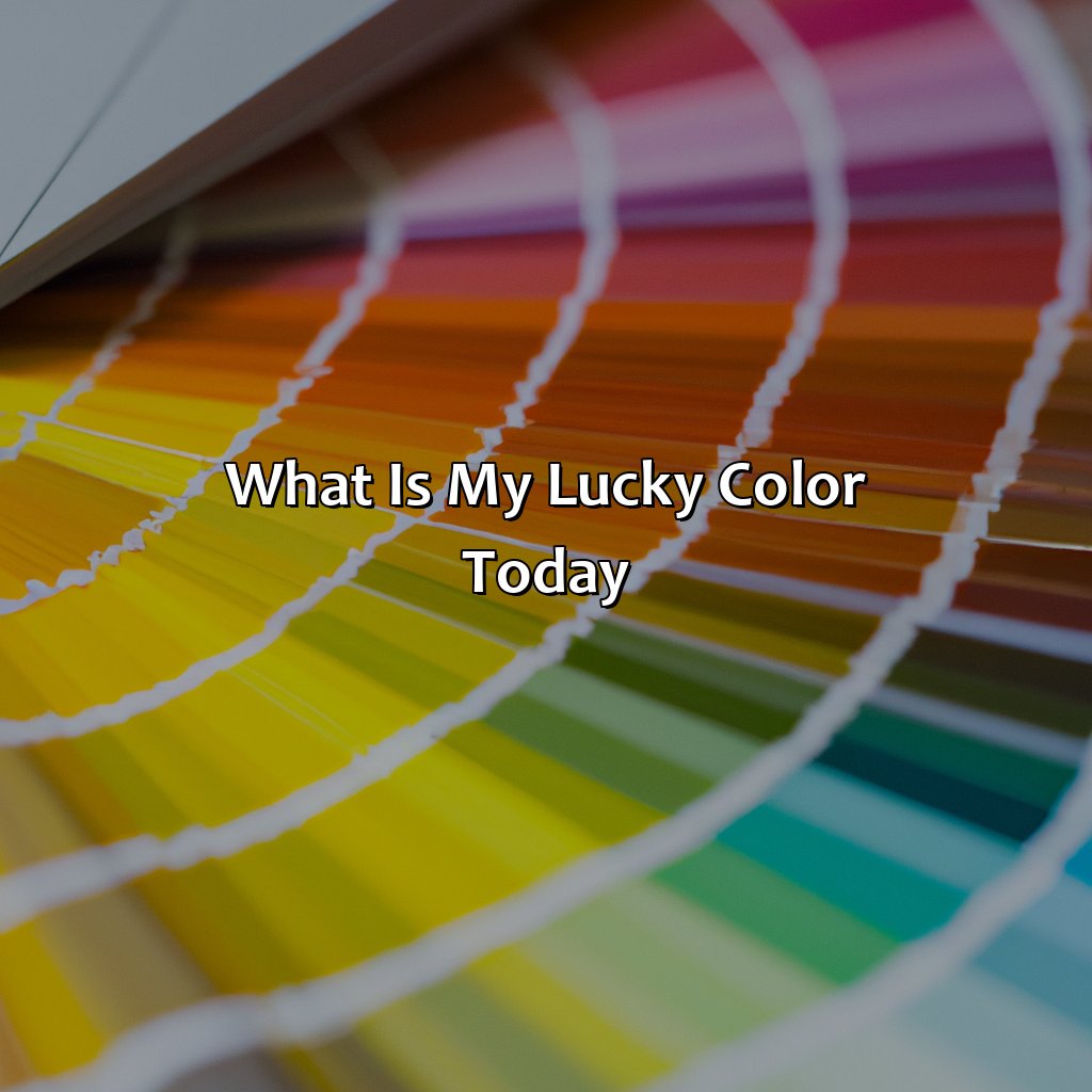 What Is My Lucky Color Today