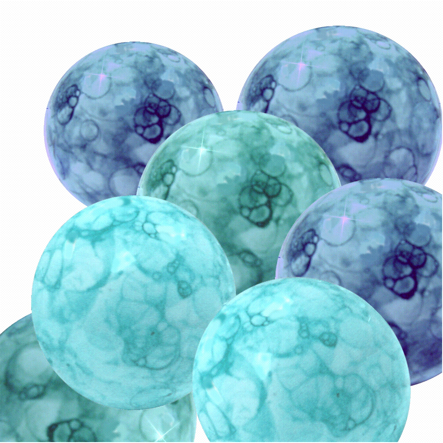 Bubble Painting with Ceramic Products Colors For Earth, LLC