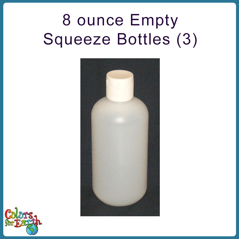 8 oz. Squeeze Bottles (3)