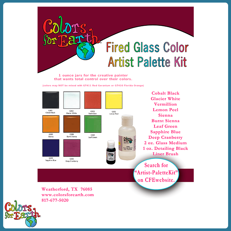 Artist Palette Glass Kit